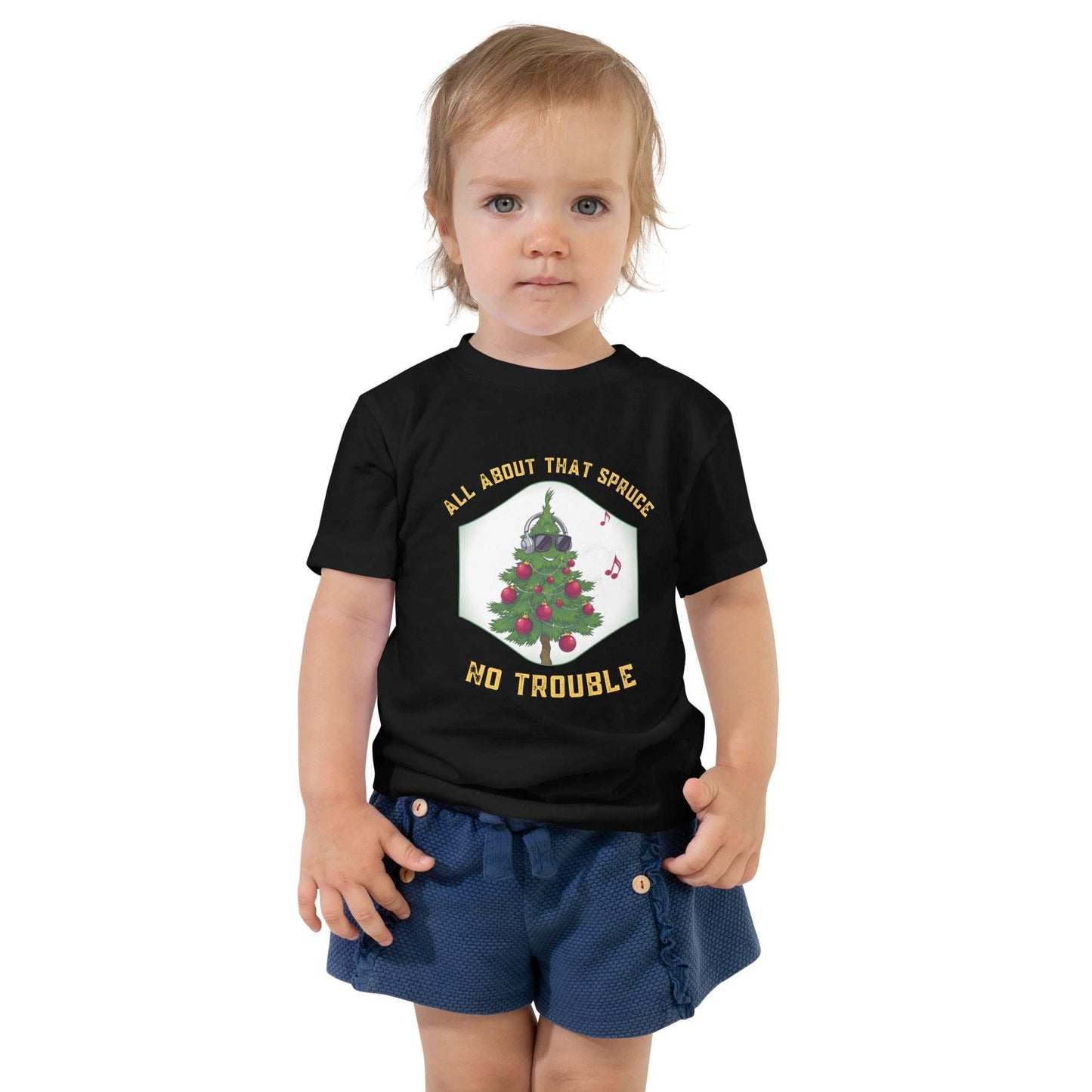 Toddler wearing Funny Toddler Christmas Shirt