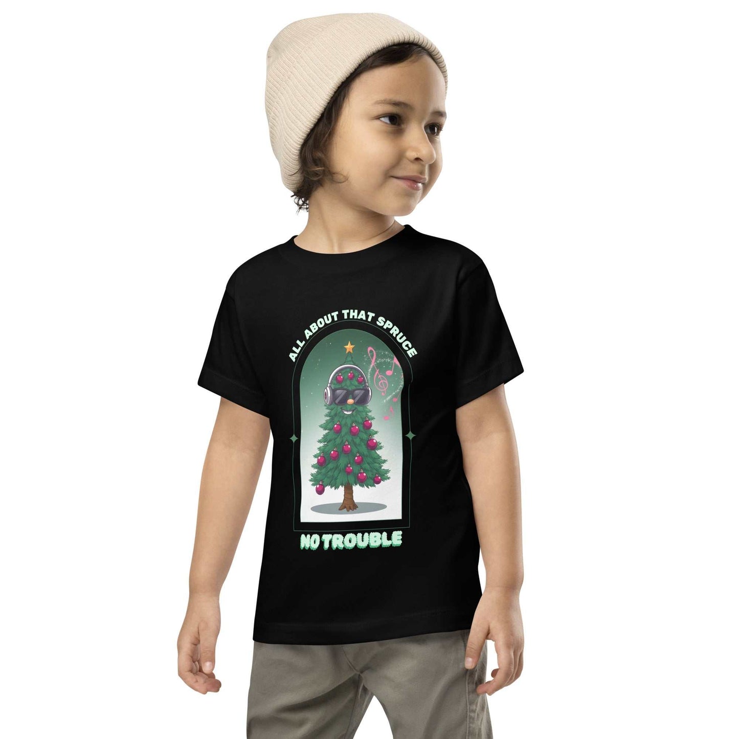 Toddler wearing Funny Toddler Christmas Shirt