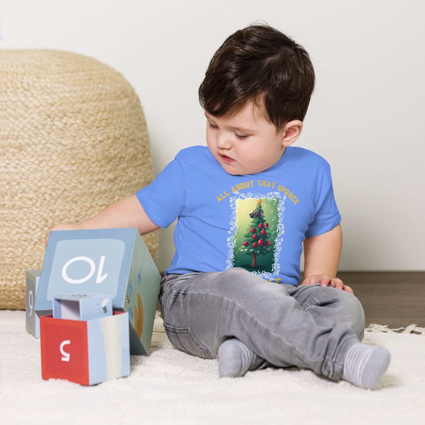 Toddler wearing Funny Toddler Christmas Shirt