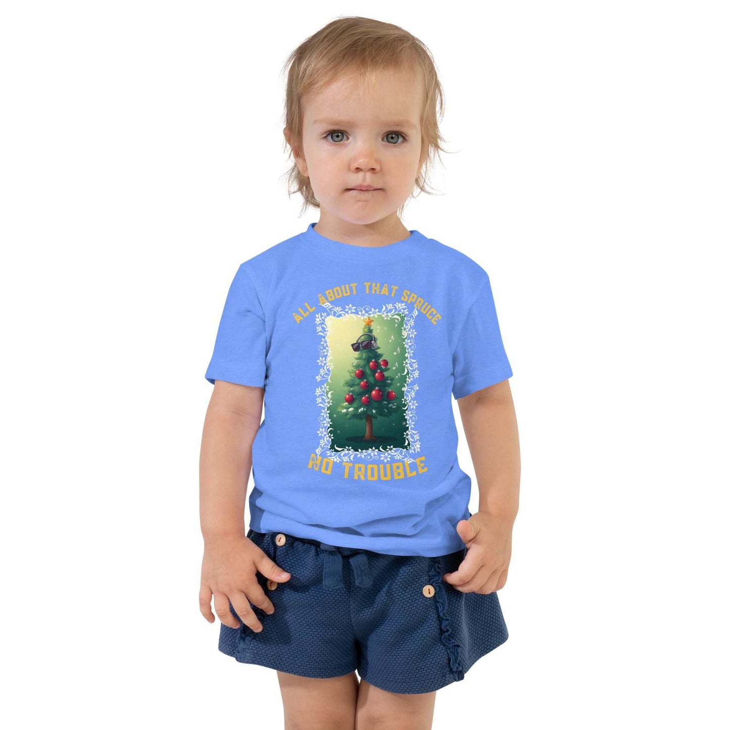 Toddler wearing Funny Toddler Christmas Shirt