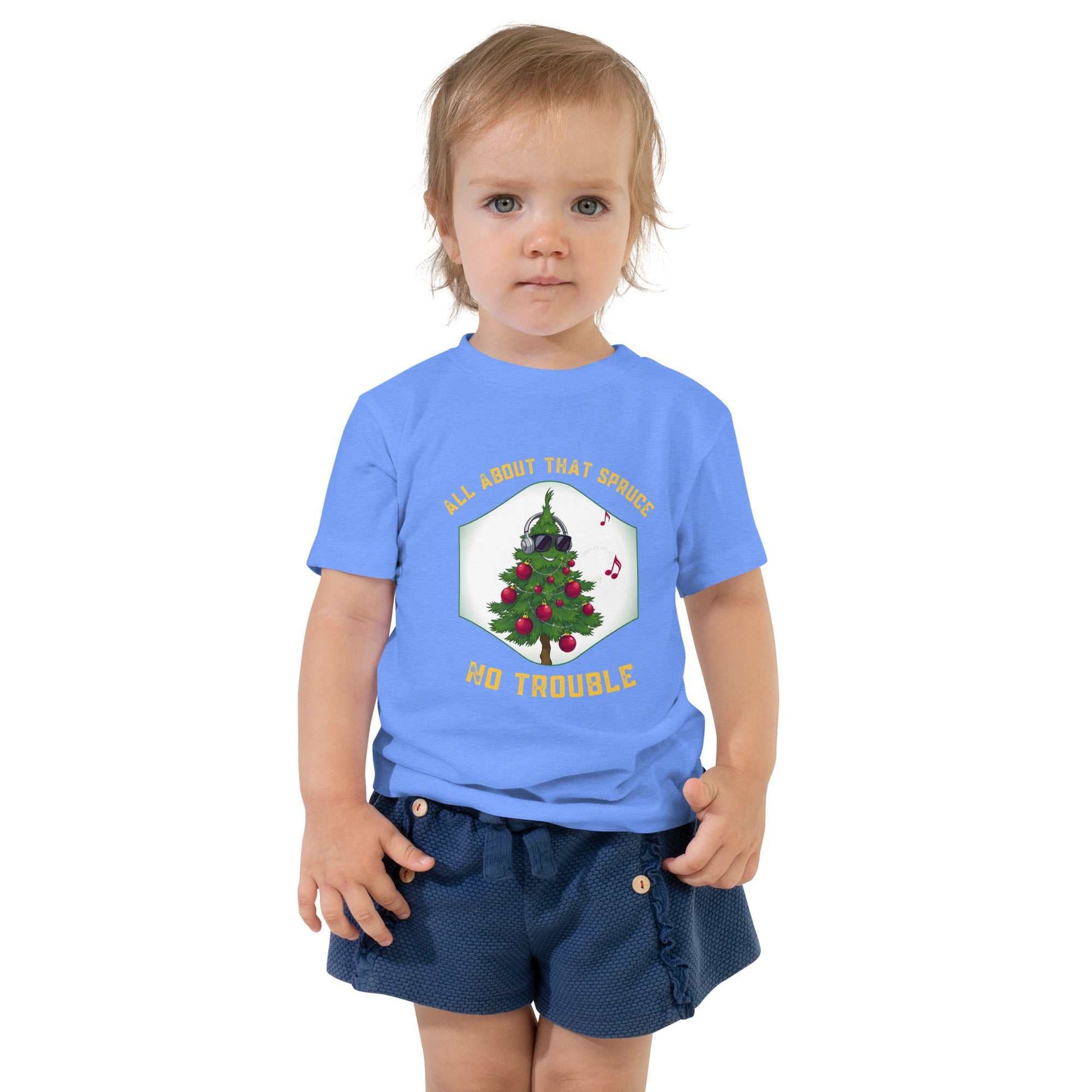 Toddler wearing Funny Toddler Christmas Shirt