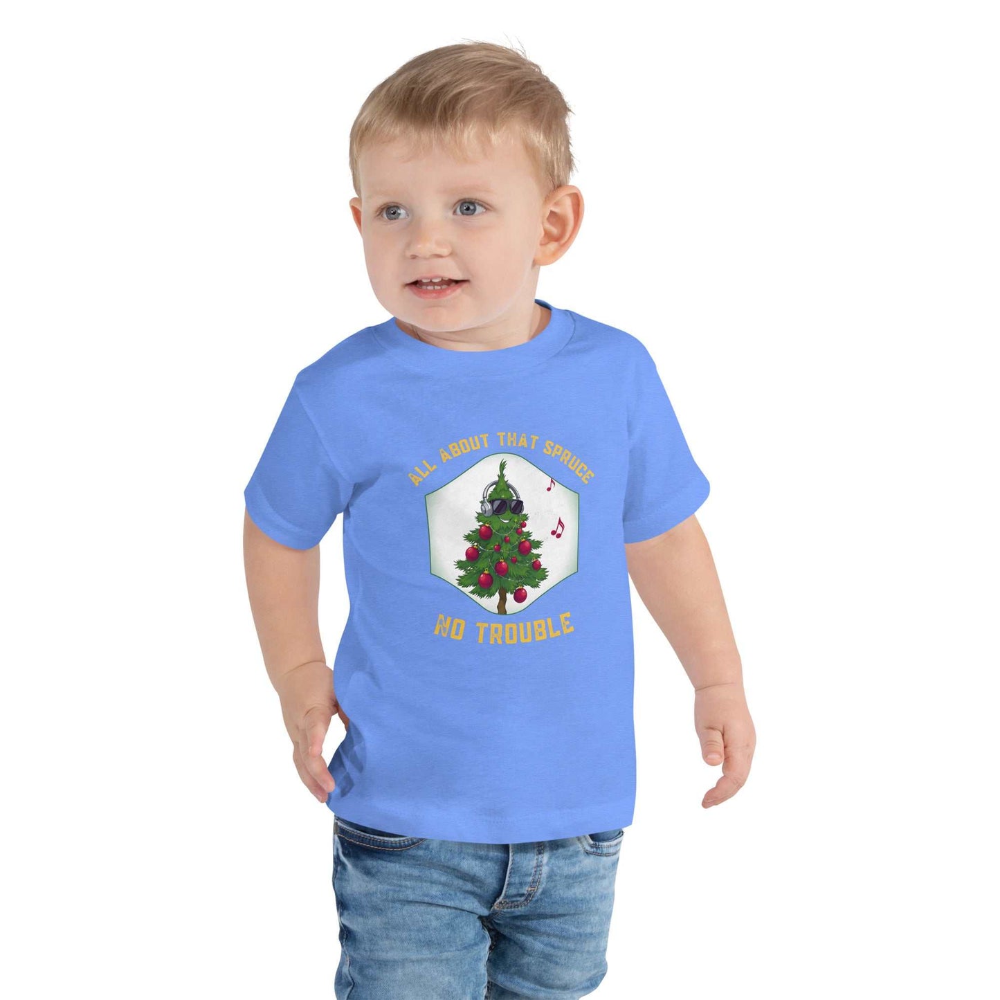 Toddler wearing Funny Toddler Christmas Shirt