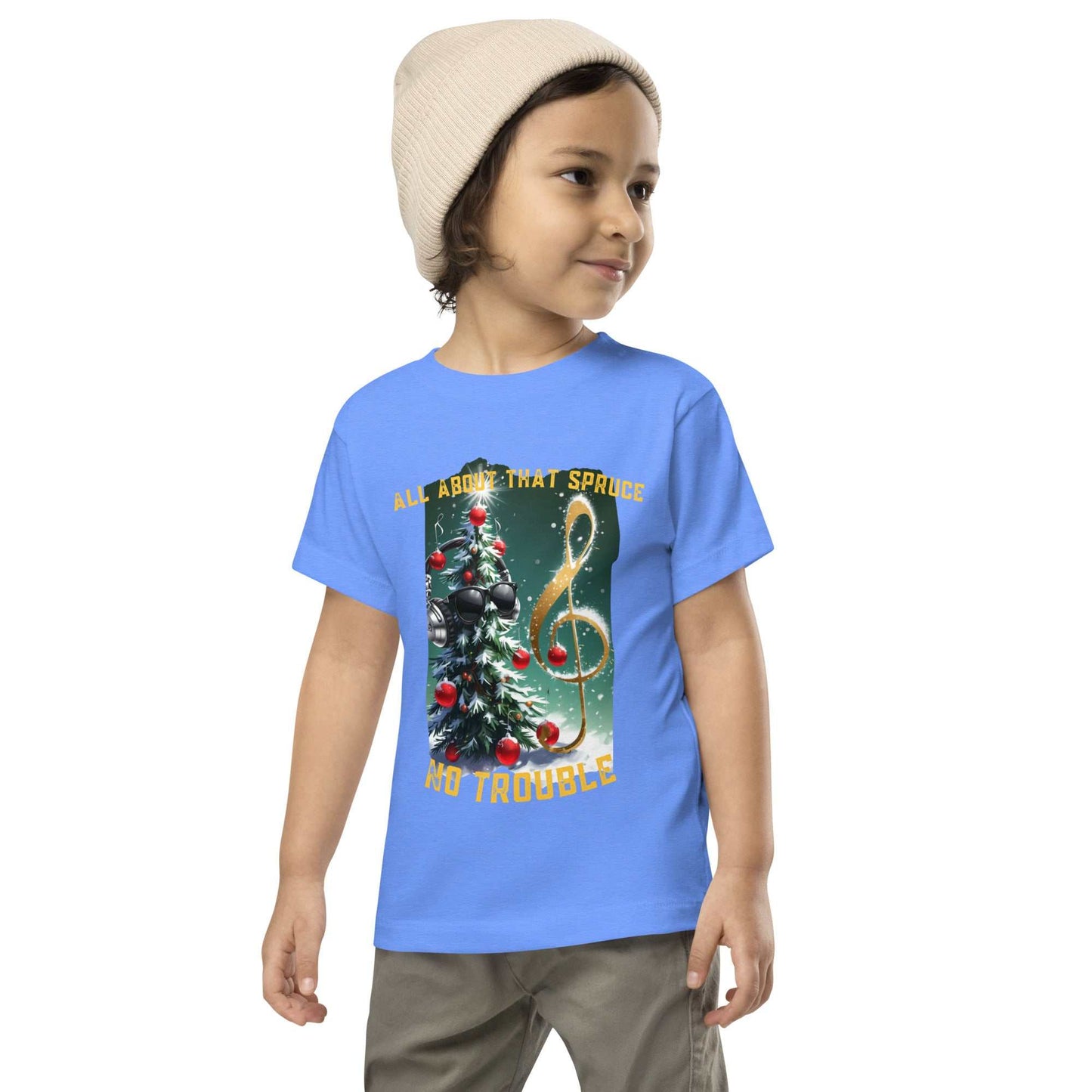 Toddler wearing Funny Toddler Christmas Shirt