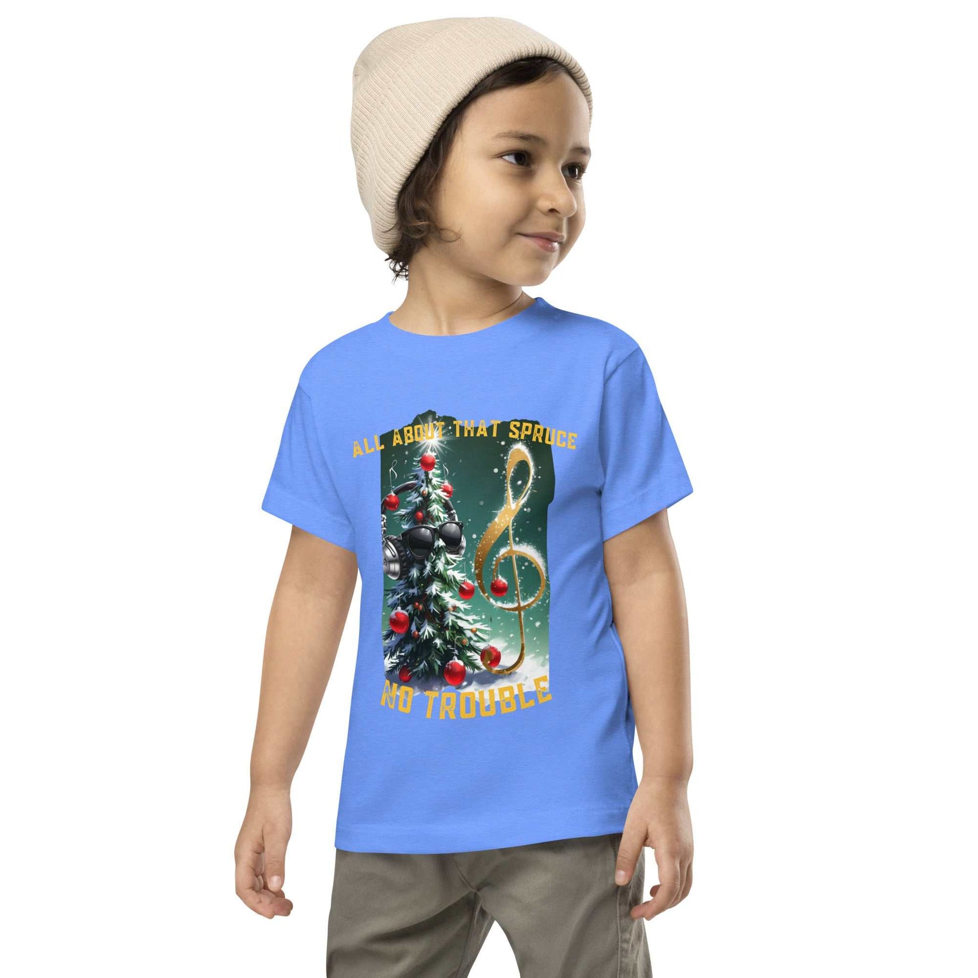 Toddler wearing Funny Toddler Christmas Shirt