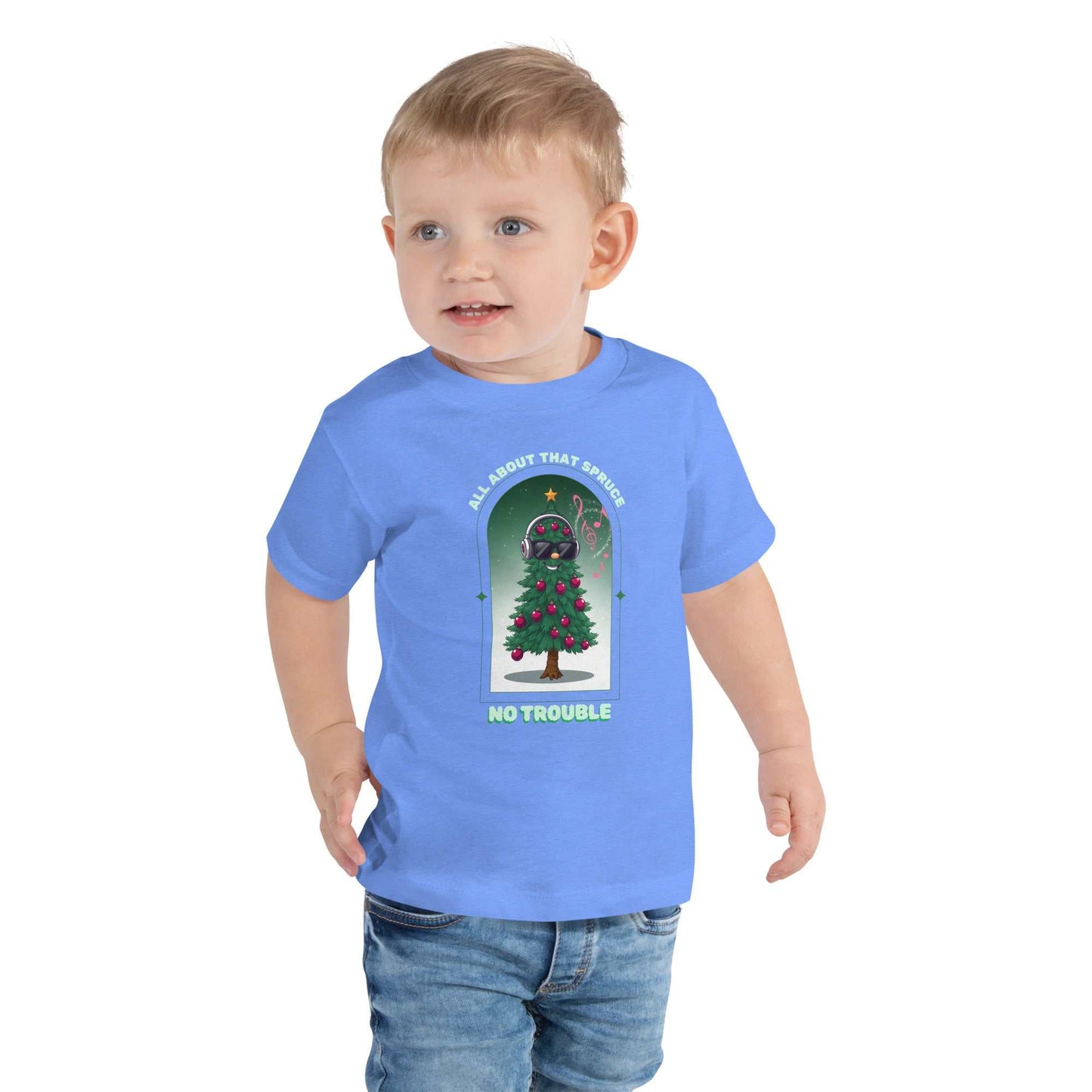 Toddler wearing Funny Toddler Christmas Shirt