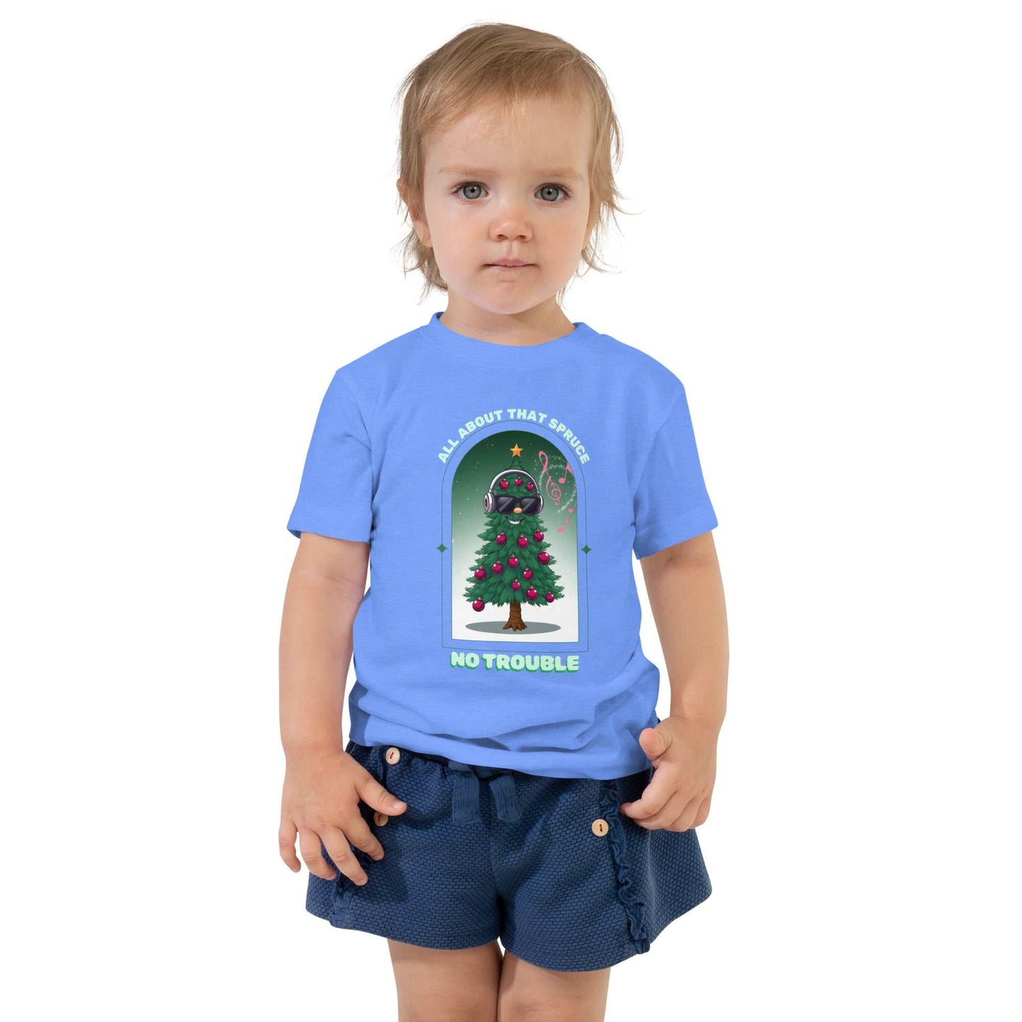 Toddler wearing Funny Toddler Christmas Shirt