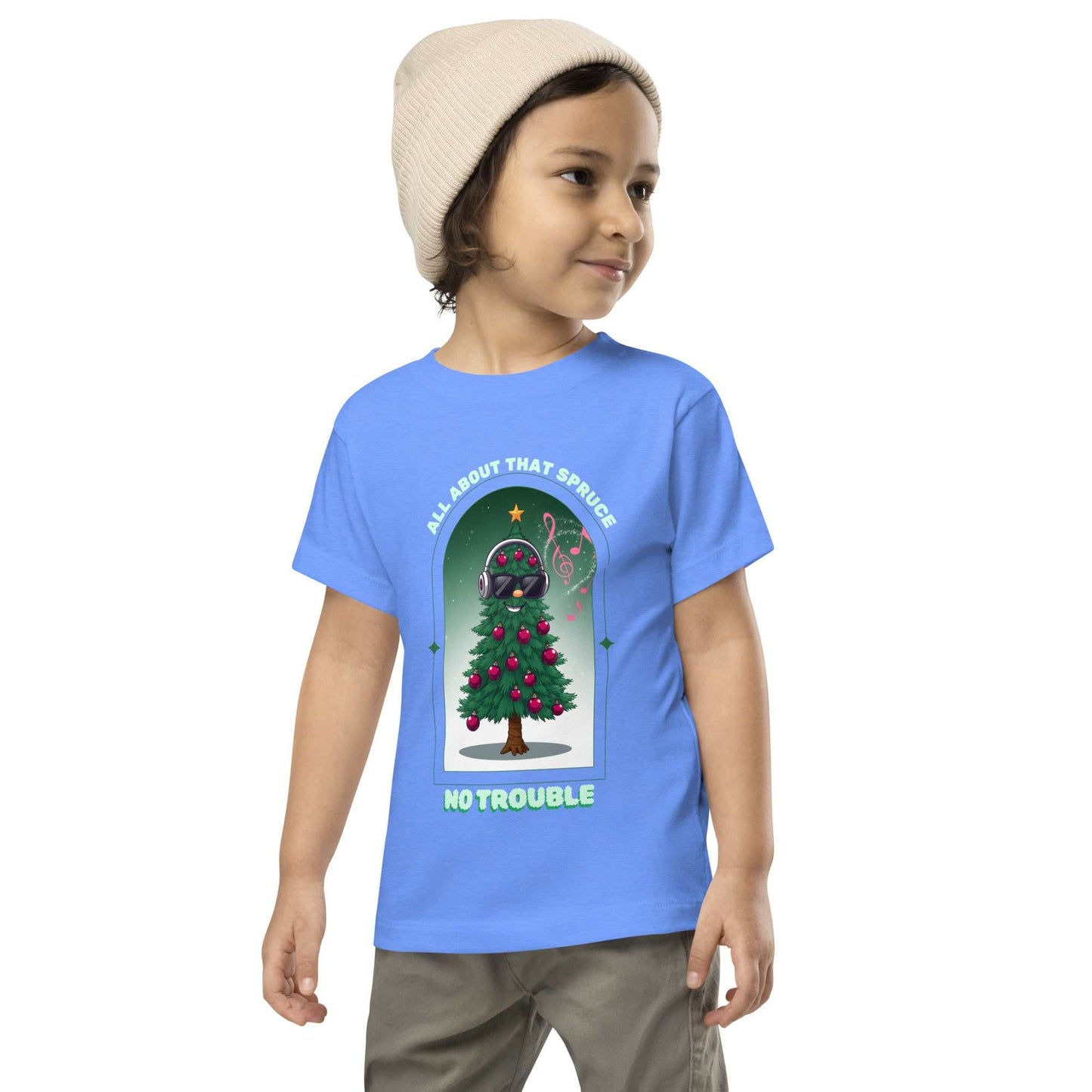 Toddler wearing Funny Toddler Christmas Shirt