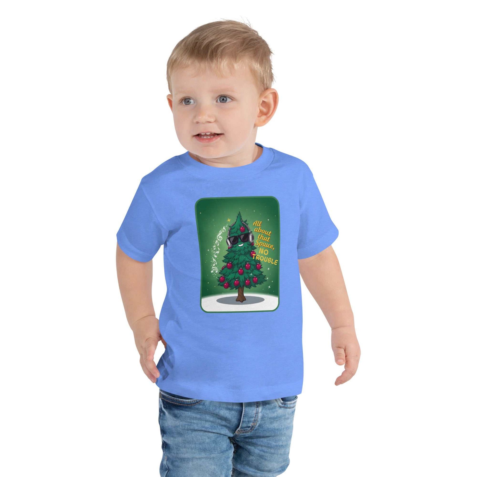 Toddler wearing Funny Toddler Christmas Shirt