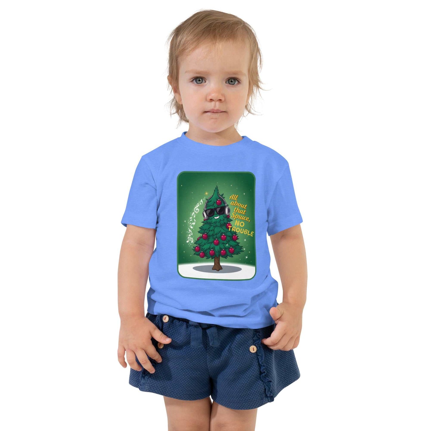 Toddler wearing Funny Toddler Christmas Shirt