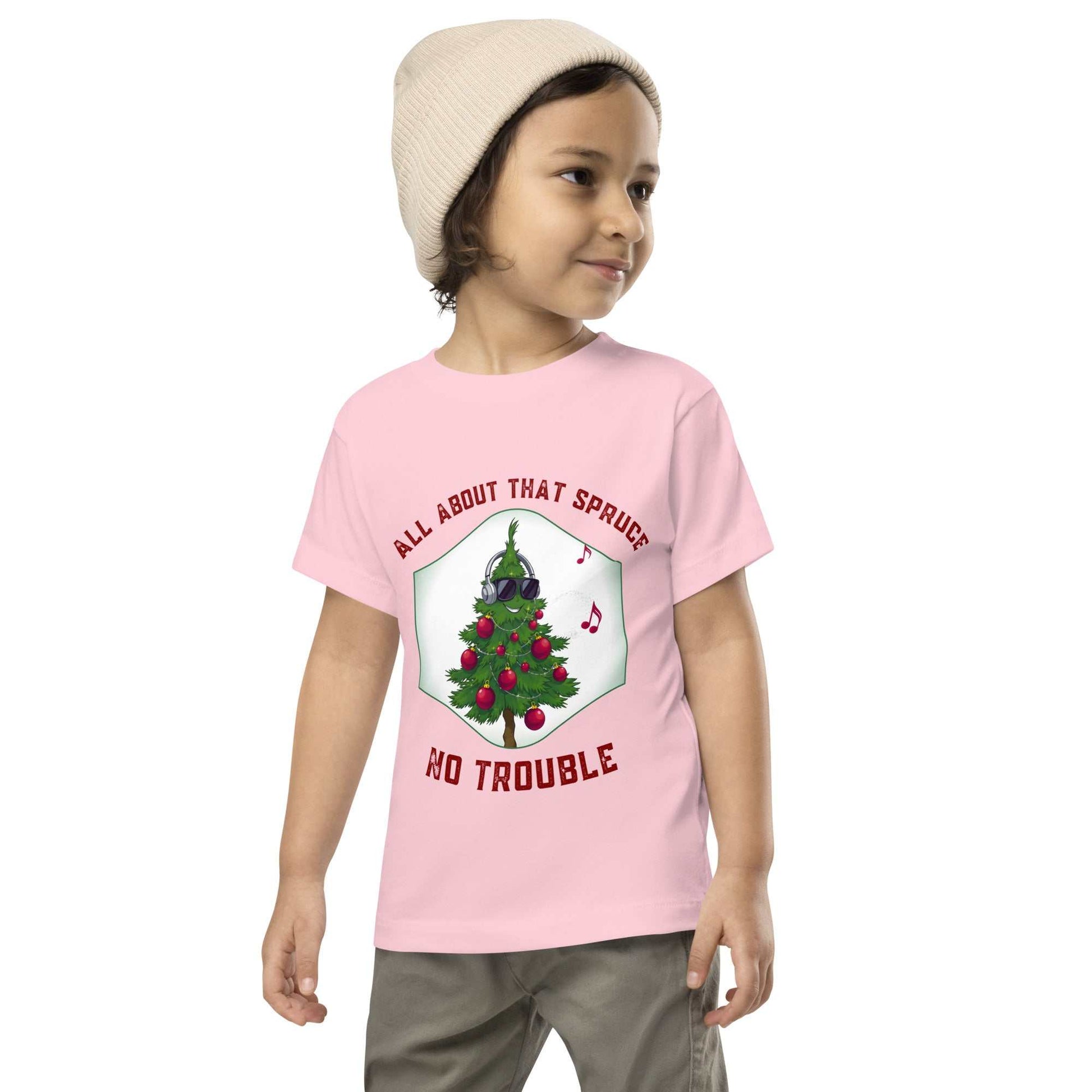 Toddler wearing Funny Toddler Christmas Shirt