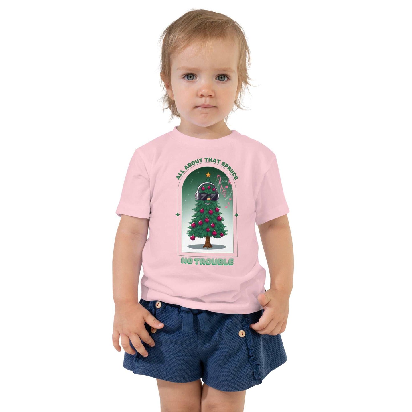 Toddler wearing Funny Toddler Christmas Shirt