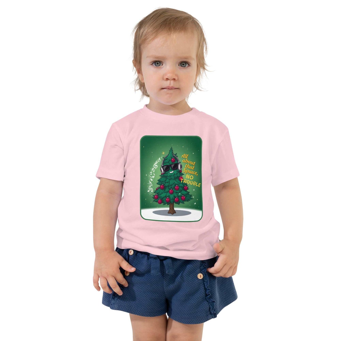 Toddler wearing Funny Toddler Christmas Shirt