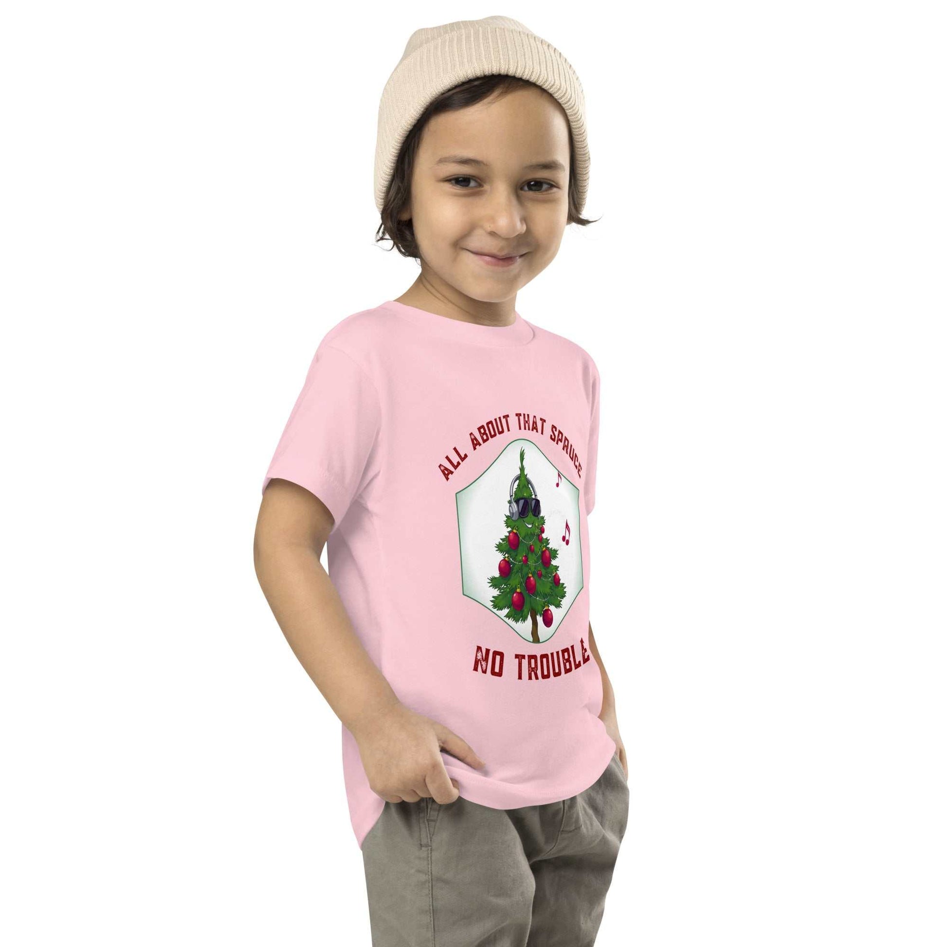 Toddler wearing Funny Toddler Christmas Shirt