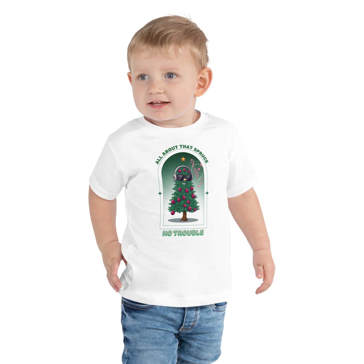 Toddler wearing Funny Toddler Christmas Shirt