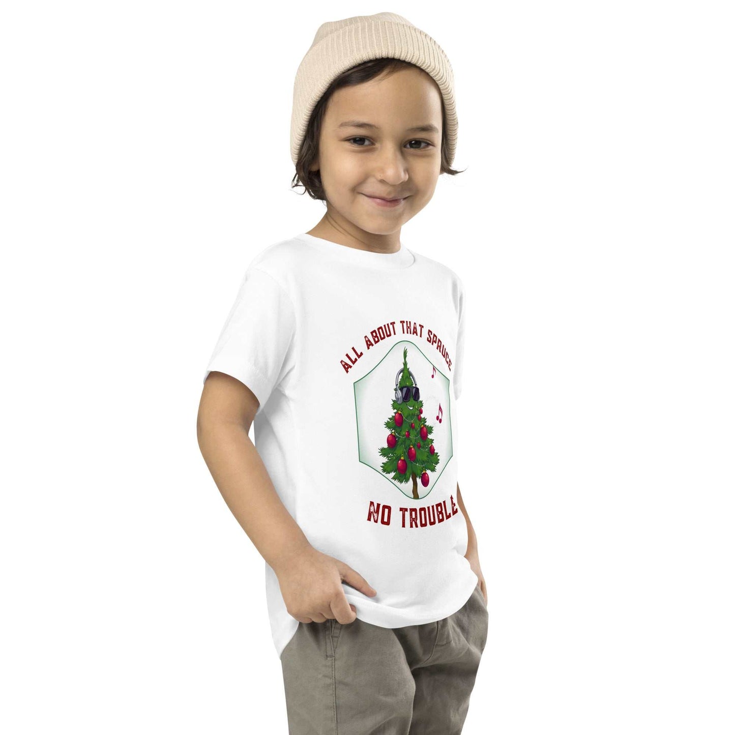 Toddler wearing Funny Toddler Christmas Shirt