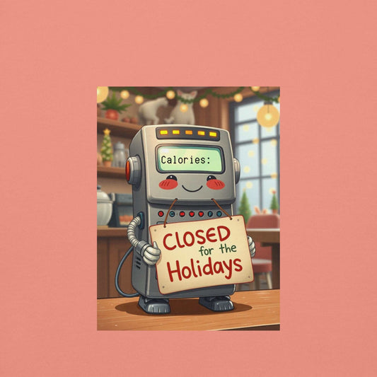 Holiday Sweatshirt - Unisex Premium Calorie Counter Robot "Closed for the Holidays" #4